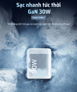Sạc nhanh trong suốt nhỏ gọn Cuktech AD301N 22 Sạc nhanh trong suốt nhỏ gọn Cuktech AD301N