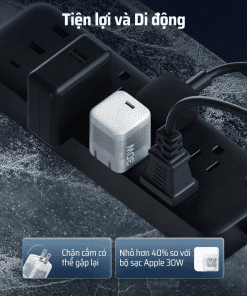 Sạc nhanh trong suốt nhỏ gọn Cuktech AD301N 16 Sạc nhanh trong suốt nhỏ gọn Cuktech AD301N