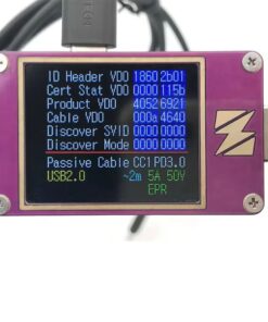 Cáp type C 0.5m sạc nhanh 240W Cuktech CTC605N