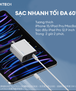 Cáp C to C 1.5m 60W CUKTECH CTC315N