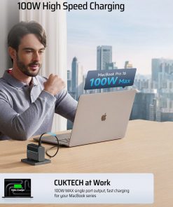 Củ Sạc GaN 3 cổng 100W CUKTECH AD1003CH