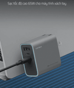 Củ Sạc nhanh 3 cổng 65W Cuktech AD653CUS