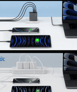 Củ Sạc nhanh 3 cổng 65W Cuktech AD653CUS