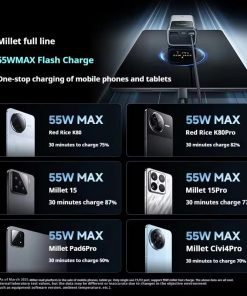 Pin dự phòng Mini Cuktech PB1055 10.000mAh 55W 13 Pin dự phòng Mini Cuktech PB1055 10.000mAh 55W