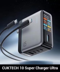 Củ sạc nhanh GaN CUKTECH AD1204U 120W 4 cổng 8 Củ sạc nhanh GaN CUKTECH AD1204U 120W 4 cổng