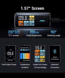 Củ sạc nhanh GaN CUKTECH AD1204U 120W 4 cổng 9 Củ sạc nhanh GaN CUKTECH AD1204U 120W 4 cổng