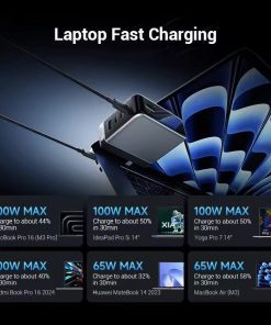 Củ sạc nhanh GaN CUKTECH AD1204U 120W 4 cổng 11 Củ sạc nhanh GaN CUKTECH AD1204U 120W 4 cổng