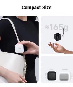 CUKTECH AD653W Củ sạc mini có cáp thu gọn 67W 12 Sac Nhanh Cuktech Cuktech 67w Gan Charger Cap Built In Usb C Ad653w 2