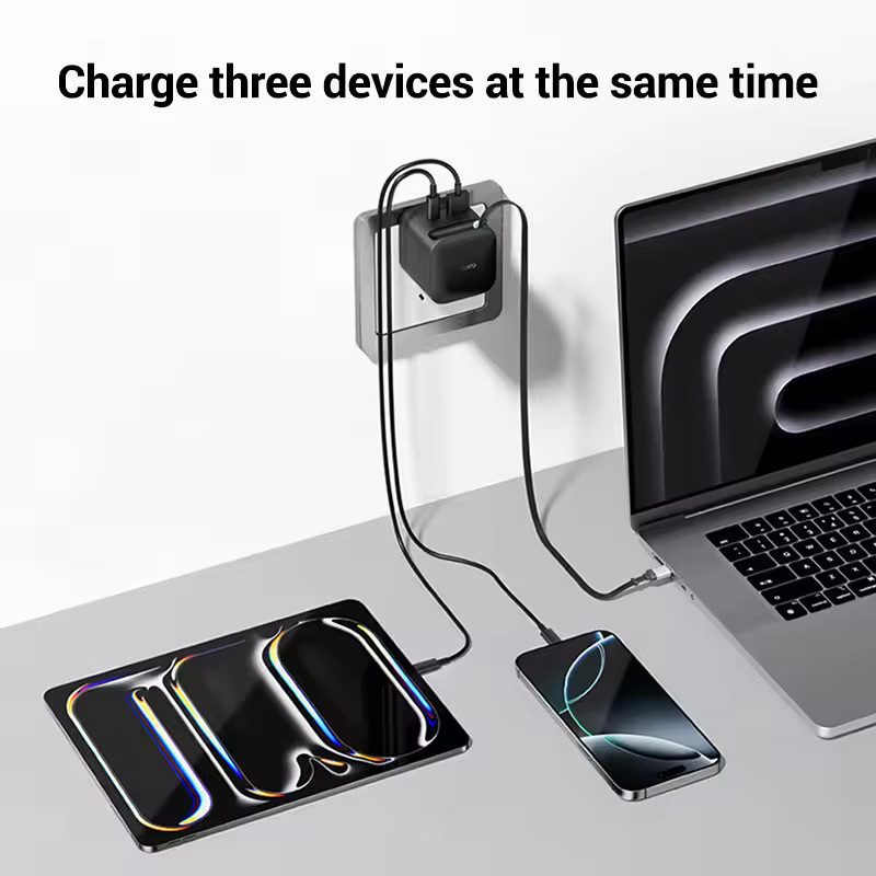 CUKTECH AD653W Củ sạc mini có cáp thu gọn 67W 4 CUKTECH AD653W Củ sạc mini có cáp thu gọn 67W - Ảnh 4