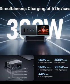 Trạm sạc để bàn 300W CUKTECH 30 Ultra TA3005U 9 Trạm sạc để bàn 300W CUKTECH 30 Ultra TA3005U