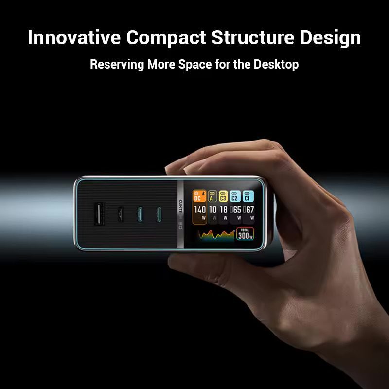 Trạm sạc để bàn 300W CUKTECH 30 Ultra TA3005U 12 Trạm sạc để bàn 300W CUKTECH TA3005U