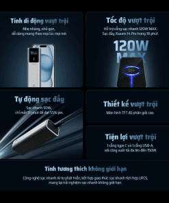 Cuktech PB100P Pin sạc dự phòng 10000mAh 150W