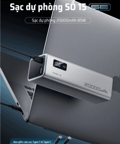 CUKTECH PB200 Sạc Dự Phòng 20000mAh 100W 50 CUKTECH PB200 Sạc Dự Phòng 20000mAh 100W