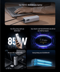 CUKTECH PB200 Sạc Dự Phòng 20000mAh 100W 37 CUKTECH PB200 Sạc Dự Phòng 20000mAh 100W