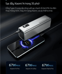 CUKTECH PB200 Sạc Dự Phòng 20000mAh 100W 42 CUKTECH PB200 Sạc Dự Phòng 20000mAh 100W