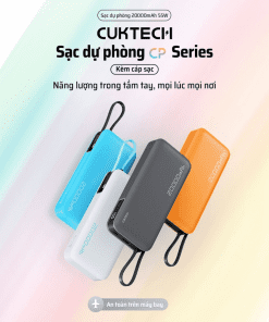 CUKTECH PB200N Pin sạc dự phòng 20000mAh 55W 36 CUKTECH PB200N Pin sạc dự phòng 20000mAh 55W