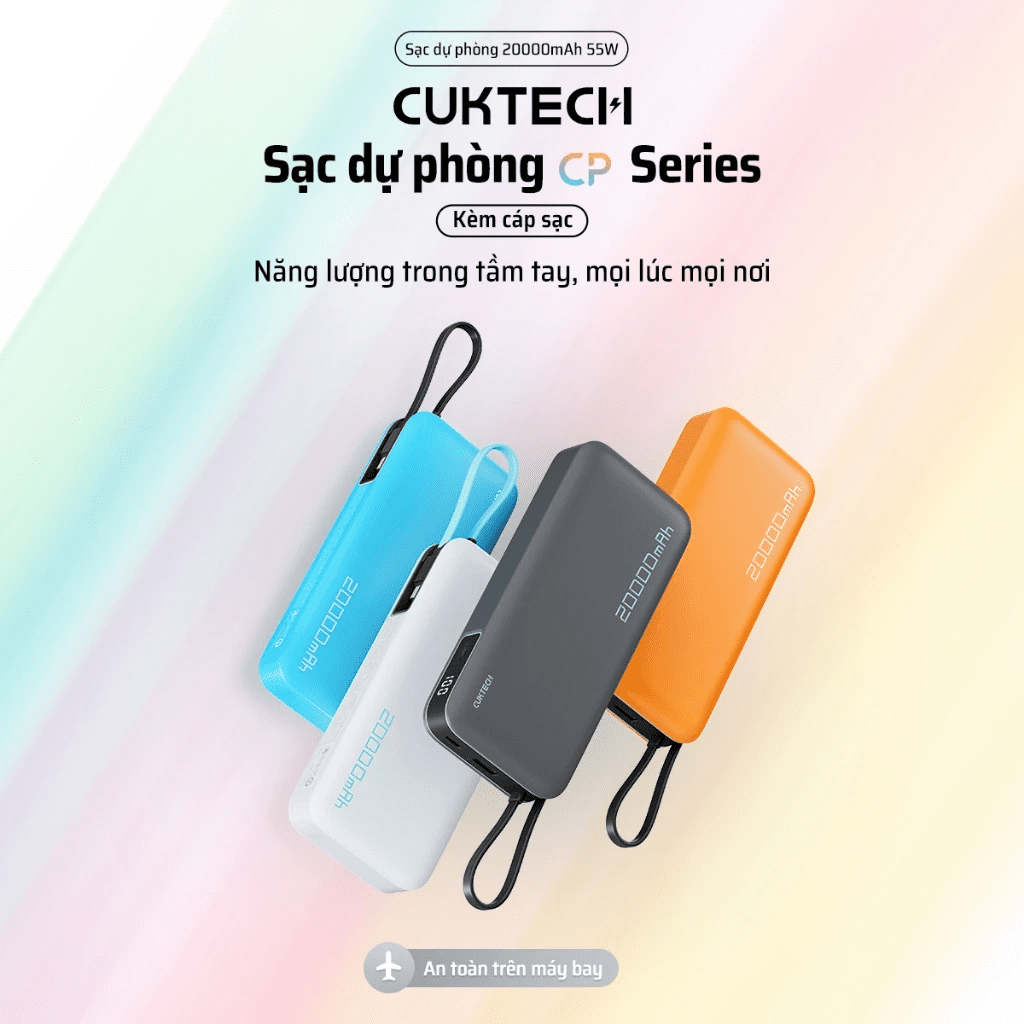 CUKTECH PB200N Pin sạc dự phòng 20000mAh 55W 13 CUKTECH PB200N Pin sạc dự phòng 20000mAh 55W - Ảnh 13