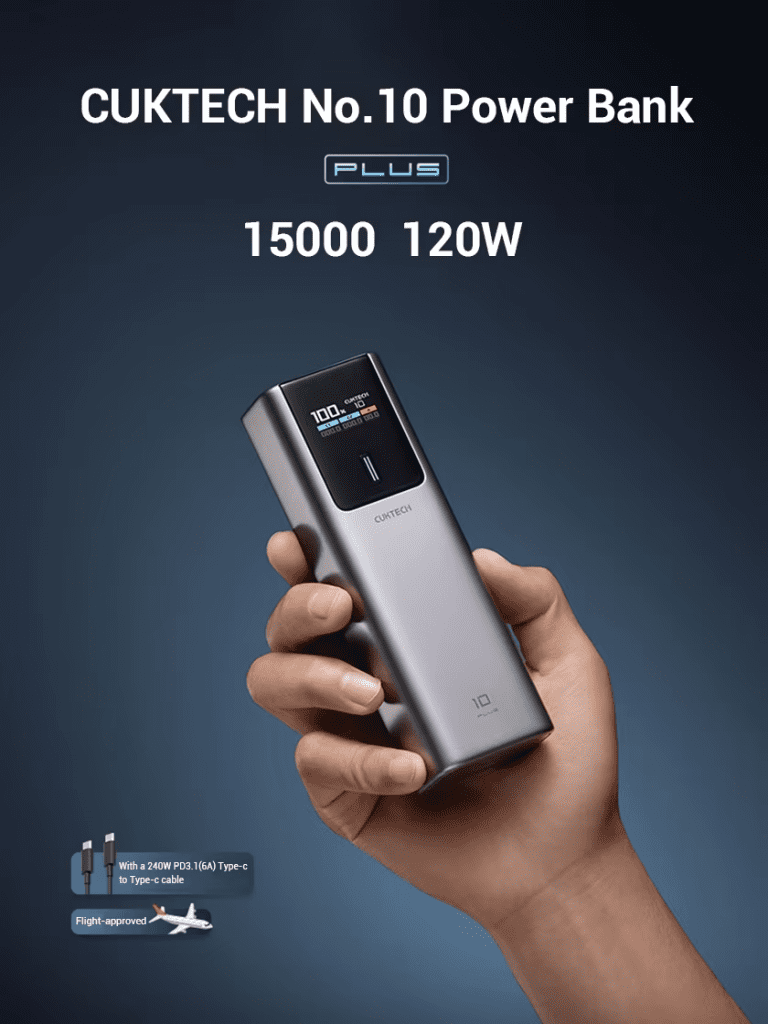 Cuktech PB150P Pin sạc dự phòng 15000mAh 150W