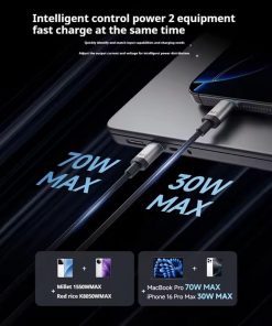 Cáp Sạc Type-C Ra 2 Type-C CUKTECH C2C515