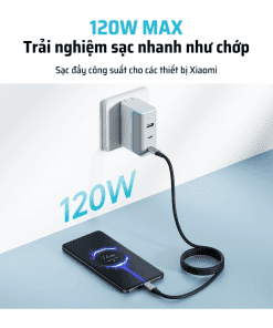 Cáp Sạc Nhanh Type-C 1.5m CUKTECH CMC615