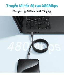 Cáp Sạc Nhanh Type-C 1.5m CUKTECH CMC615