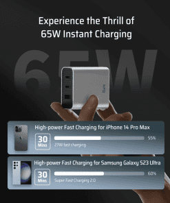 Củ sạc nhanh GaN 65W CUKTECH AD653C