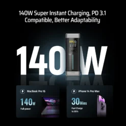 Pin dự phòng Cuktech 20 Power Bank 25.000mAh 210W PD3.1/PPS5A/QC/Mi Turbro 120W - P23 16