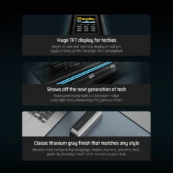 Pin dự phòng Cuktech 20 Power Bank 25.000mAh 210W PD3.1/PPS5A/QC/Mi Turbro 120W - P23 24