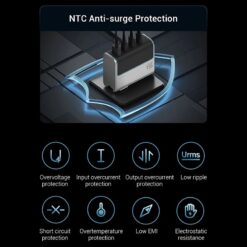 Sạc nhanh Cuktech No.15 140W GaN Charger 4 Ports PD3.1/PPS2.0/QC/Mi Turbo 120W - AD1404U 13