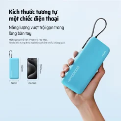 Pin Dự Phòng Cuktech 20000 mAh, max 55W (Built-In USB-C Connector) - PB200N