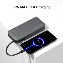 Pin Dự Phòng Cuktech 20000 mAh, max 55W (Built-In USB-C Connector) - PB200N - Cuktech Việt Nam