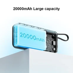 Pin Dự Phòng Cuktech 20000 mAh, max 55W (Built-In USB-C Connector) - PB200N - Cuktech Việt Nam