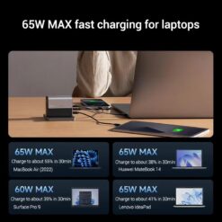 Pin dự phòng 2in1 Cuktech 5.000mAh 67W kiêm bộ sạc AC nhỏ gọn - BA651