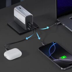 Pin dự phòng 2in1 Cuktech 5.000mAh 67W kiêm bộ sạc AC nhỏ gọn - BA651