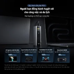 Pin dự phòng Cuktech 20.000mAh No.15 Power Bank Ultra 210W PD3.1/PPS2.0/Mi Turbro120W - PB200U 13 Pin dự phòng Cuktech 20.000mAh No.15 Power Bank Ultra 165W – PB200U