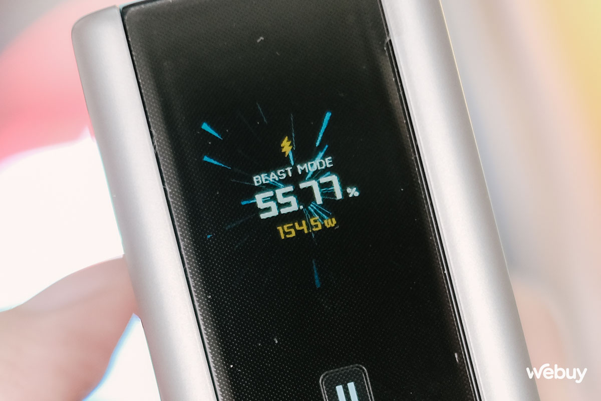 Cuktech 15 Ultra pin dự phòng xịn nhất của Cuktech: Dung lượng 20.000mAh, công suất 210W, có chế độ "quái thú" sạc siêu nhanh 13 Cuktech 15 Ultra pin dự phòng xịn nhất của Cuktech: Dung lượng 20.000mAh, công suất 210W, có chế độ "quái thú" sạc siêu nhanh - Cuktechvietnam.vn