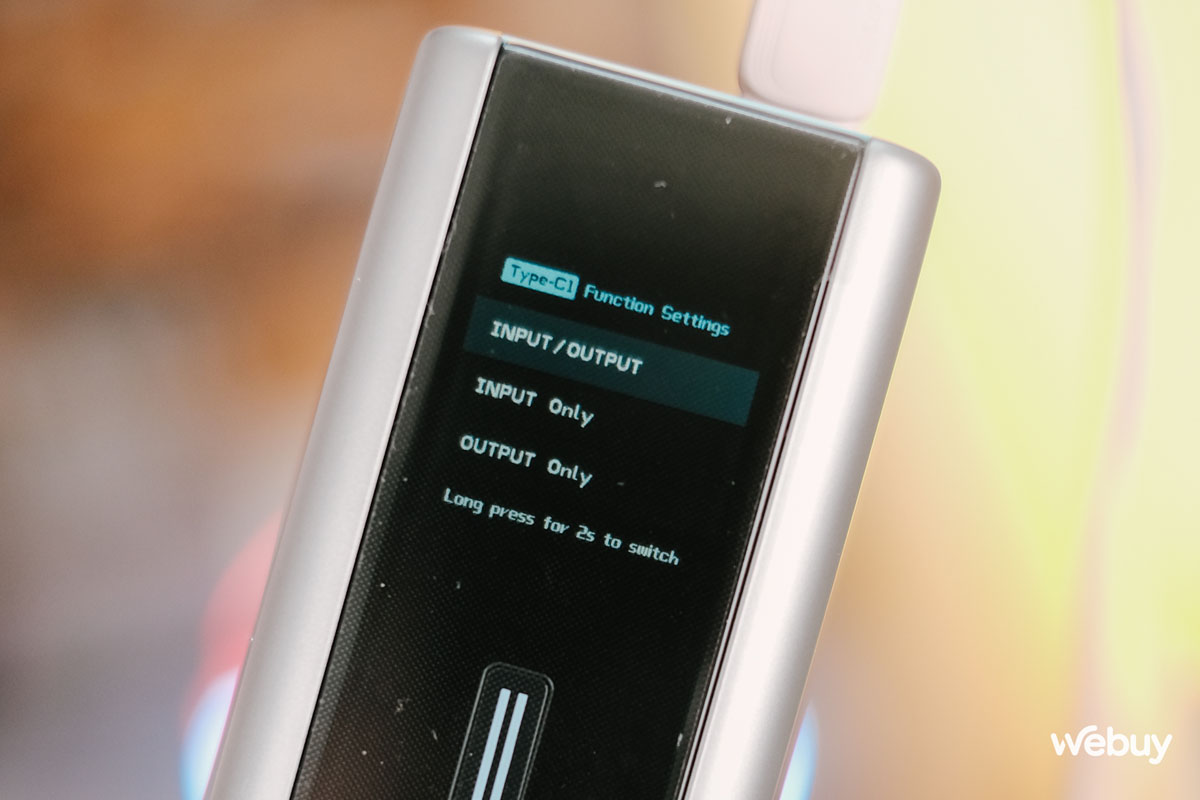 Cuktech 15 Ultra pin dự phòng xịn nhất của Cuktech: Dung lượng 20.000mAh, công suất 210W, có chế độ "quái thú" sạc siêu nhanh 7 Cuktech 15 Ultra pin dự phòng xịn nhất của Cuktech: Dung lượng 20.000mAh, công suất 210W, có chế độ "quái thú" sạc siêu nhanh - Cuktechvietnam.vn