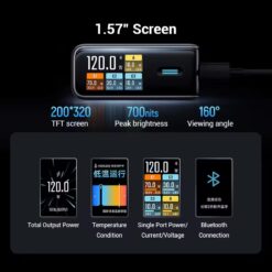 Sạc nhanh CUKTECH 10 Ultra GaN 120W Super Charger - AD1204U 9 Sạc nhanh CUKTECH 10 Ultra GaN 120W Super Charger - AD1204U - Cuktechvietnam.vn