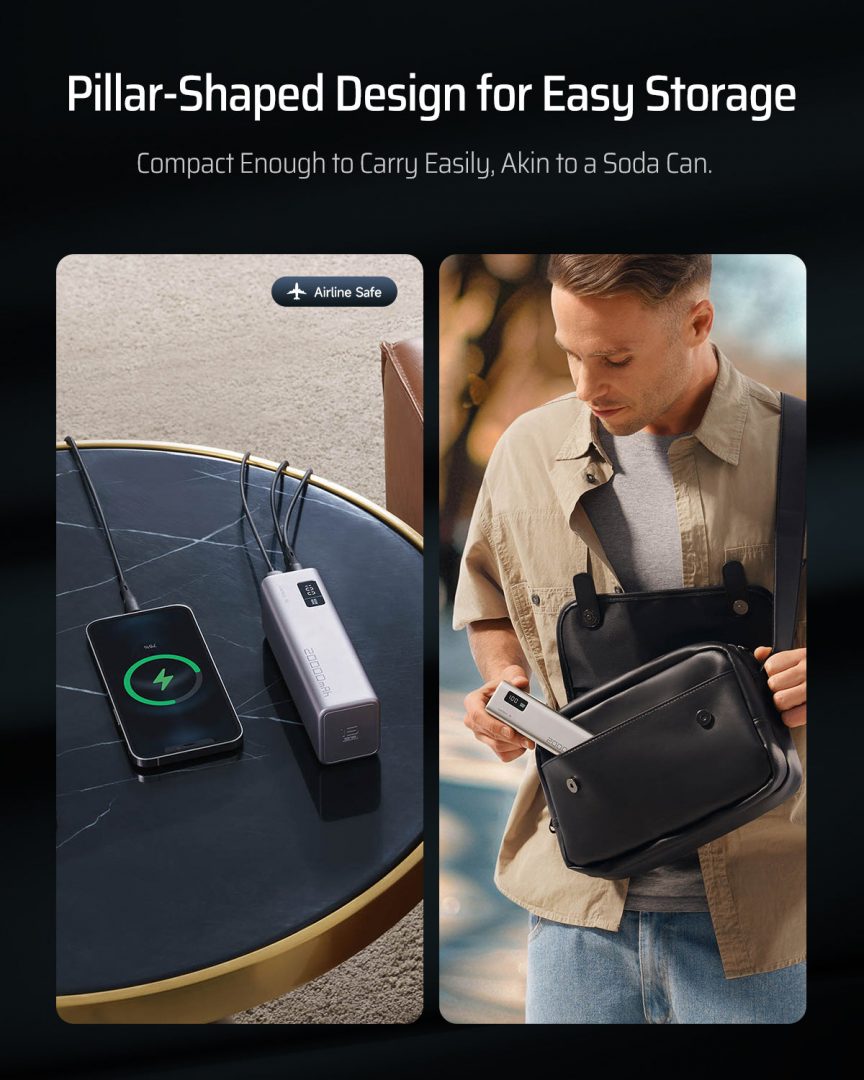 CUKTECH PB200 Sạc Dự Phòng 20000mAh 100W 8 CUKTECH PB200 Sạc Dự Phòng 20000mAh 100W - Ảnh 8