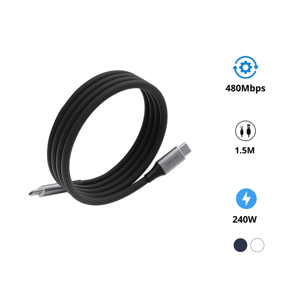 Cáp Sạc Nhanh Type-C 1.5m CUKTECH CMC615