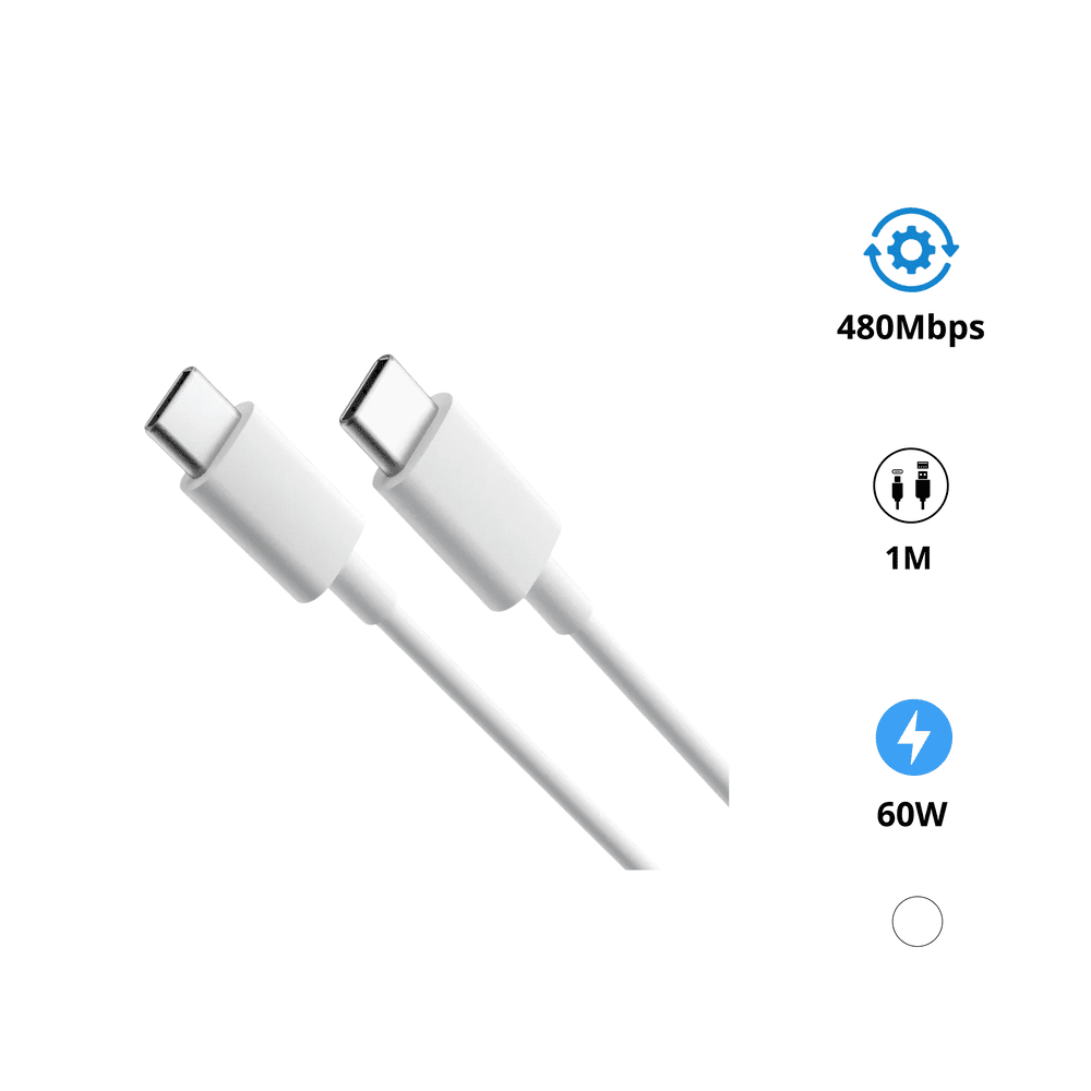 Cáp Sạc Nhanh C to C 1m 60W CUKTECH CTC310N
