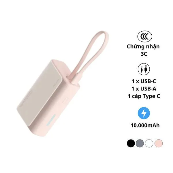 Pin sạc dự phòng 10000mAh Cuktech LPB100
