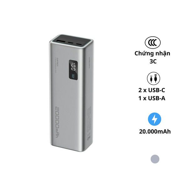 Pin sạc dự phòng 20000mAh CUKTECH PB200P 150W
