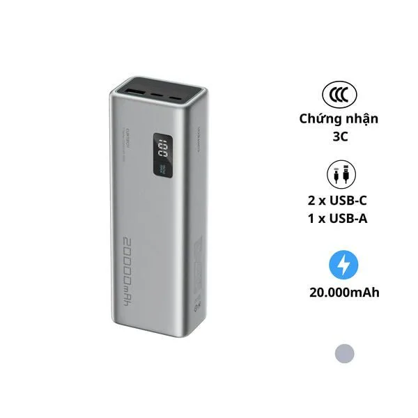Pin sạc dự phòng 20000mAh CUKTECH PB200P 150W