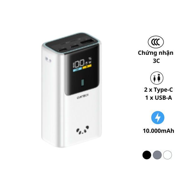 Pin sạc dự phòng mini Cuktech PB1055 10.000mAh 55W