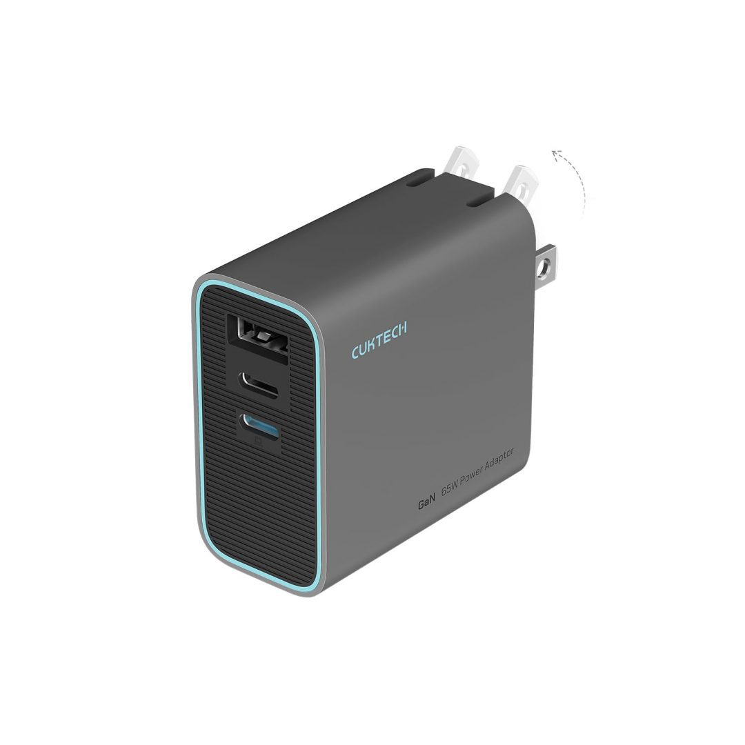 Củ Sạc nhanh 3 cổng 65W Cuktech AD653CUS