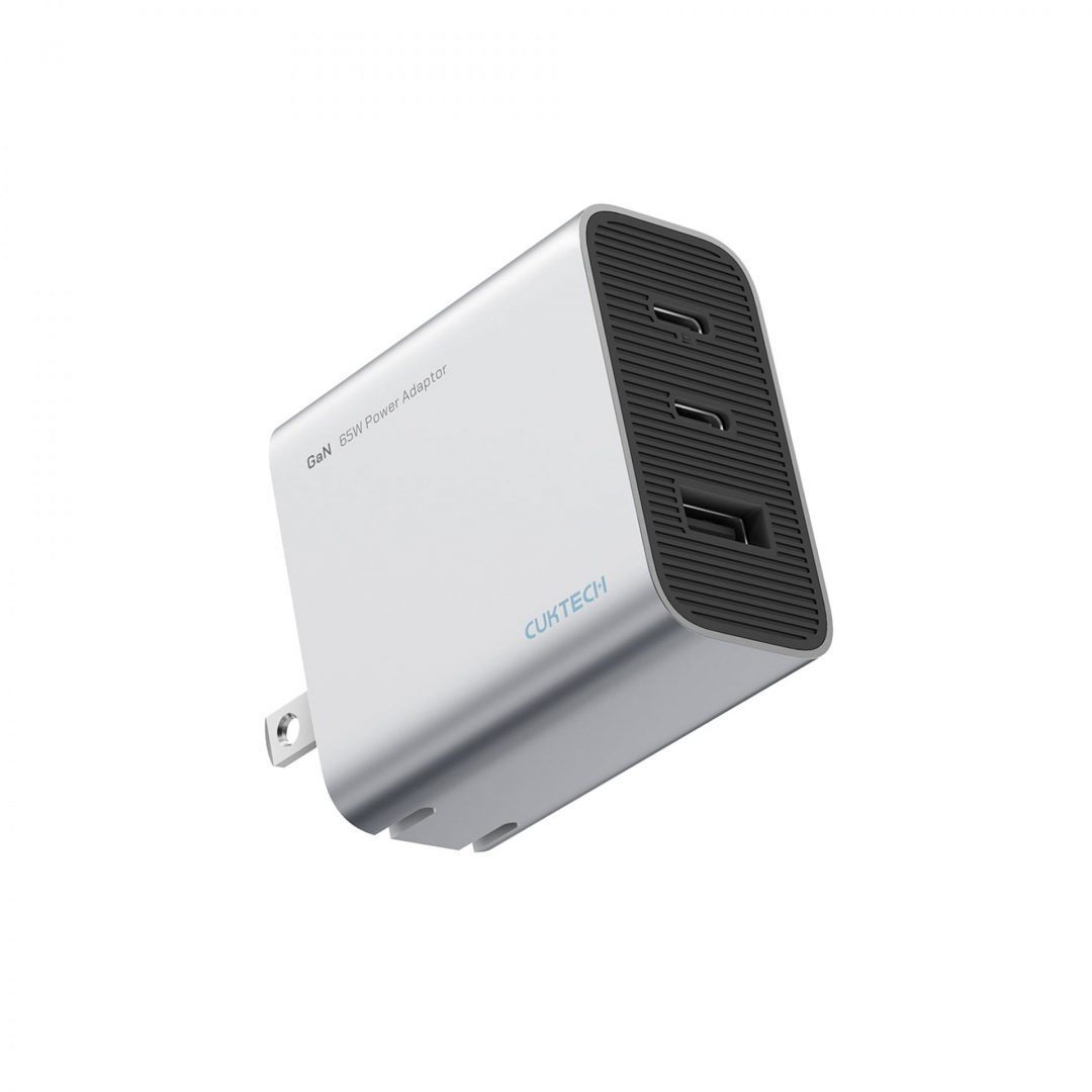 Củ Sạc Cuktech AD653N 65W 2C1A, Chân Dẹt