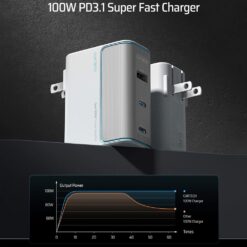 Bộ Sạc Nhanh GaN 100W CUKTECH AD1003