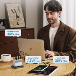 Bộ Sạc Nhanh GaN 100W CUKTECH AD1003