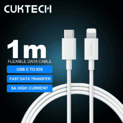 Cáp Sạc Nhanh iPhone 1m CUKTECH KLC-5497